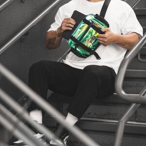 Private Label Sling Bag - neon reflective